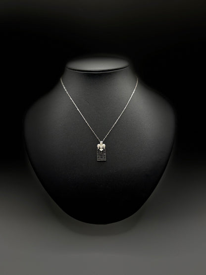 K 18 WG CHAIN & PENDANT total wgt 6.13 grms