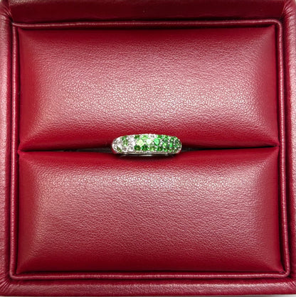 K 18 WG RING total wgt 3.08 grms