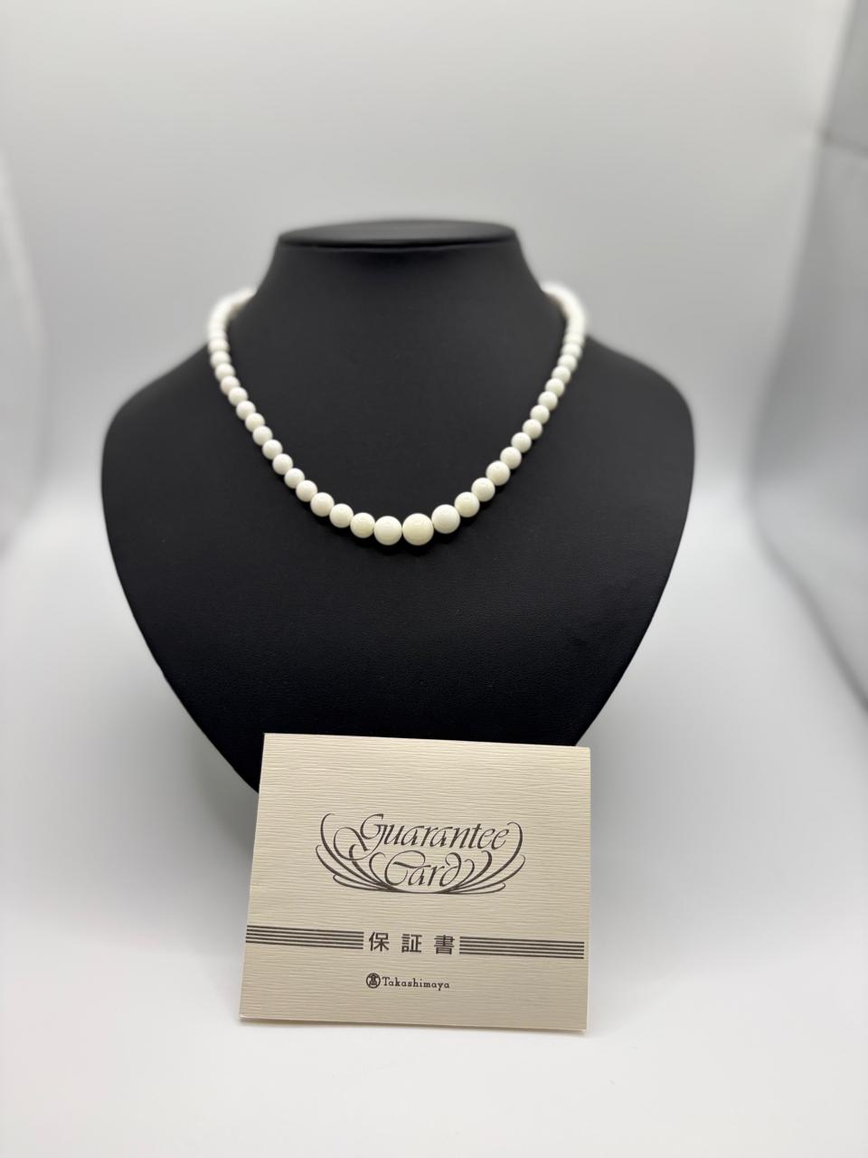 Takeshimaya White Coral N 5.0-9.0 MM ER 8.00MM
