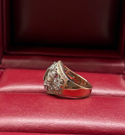 K 18 DIAMOND RING total wgt 10.71 grms