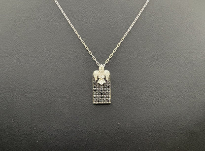 K 18 WG CHAIN & PENDANT total wgt 6.13 grms