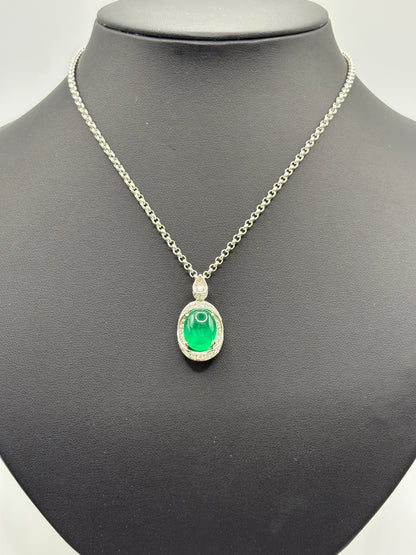 P-PT900 C-PT-850 Emerald 7.90 cts Total Wgt - 12.48 Grms CGL CERTIFICATE