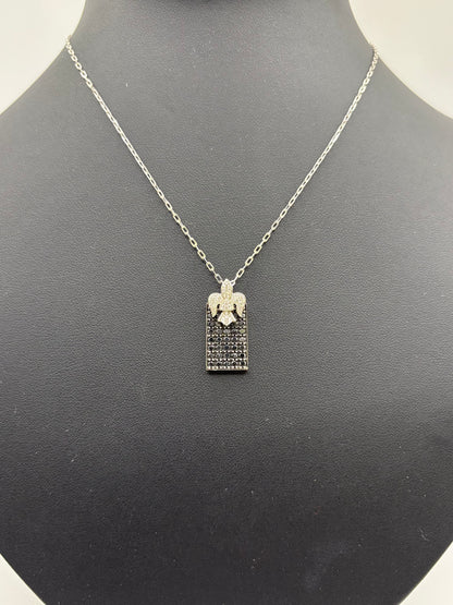 K 18 WG CHAIN & PENDANT total wgt 6.13 grms