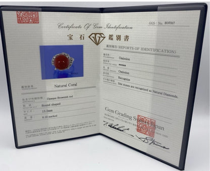PT-900 RING total wgt 11 grms GGS Certified