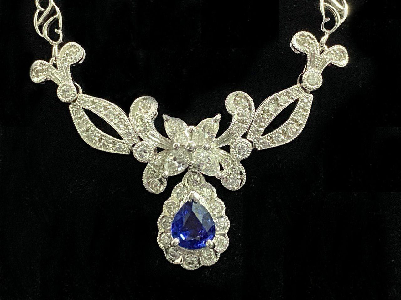 NECKLACE PT-900/850 TOTAL GRM 17.3 WITH GGS CERTIFICATE