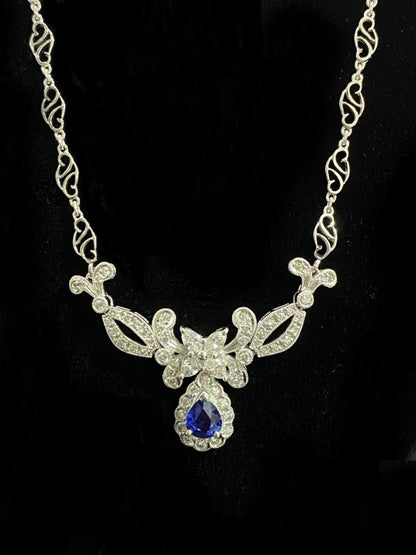 NECKLACE PT-900/850 TOTAL GRM 17.3 WITH GGS CERTIFICATE