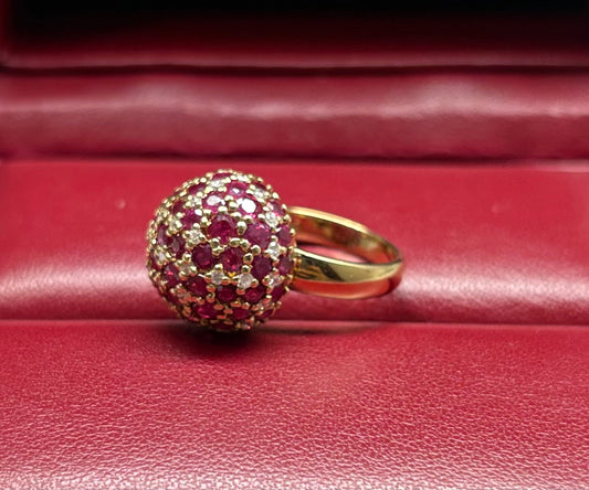K18 RUBY RING 4.85 GRMS WITH GGS CERTIFICATE