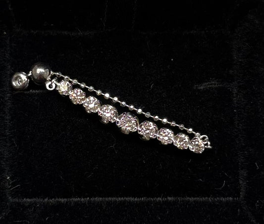 PT-900 BROOCH total wgt 1.93 grms