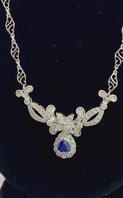 NECKLACE PT-900/850 TOTAL GRM 17.3 WITH GGS CERTIFICATE