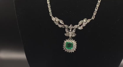 NECKLACE PT-900/850 TOTAL GRM 18.5 WITH GGS CERTIFICATE